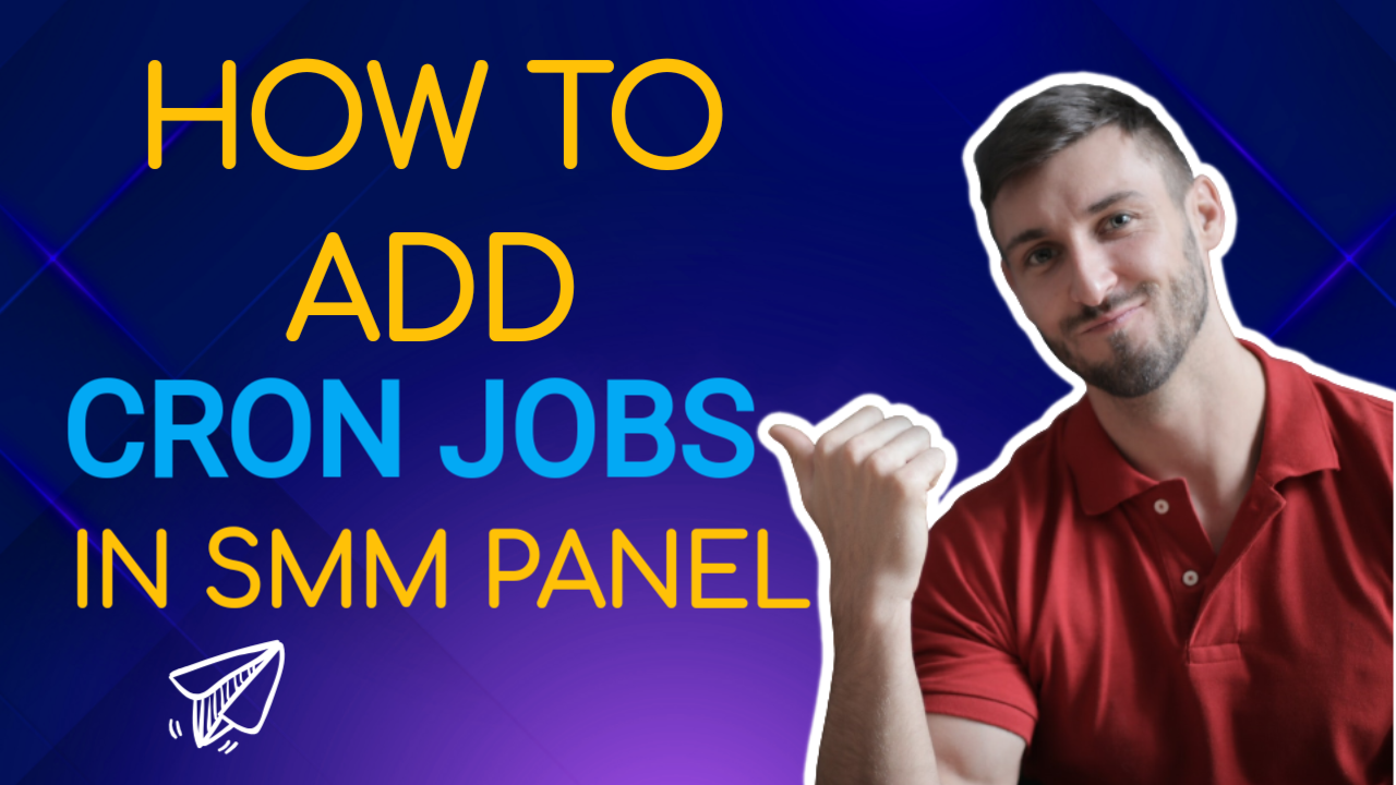 how to add cron jobs in smm panels